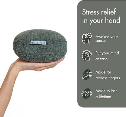 Quiet Mind 1.5 lb Weighted Stress Squeeze Ball – Soft Squishy Fidget Gadget for Adults – Help Relieve Stress, Anxiety, Tension - Promotes Focus, Clarity - Sensory Ball for Desk, Office, or Home Use