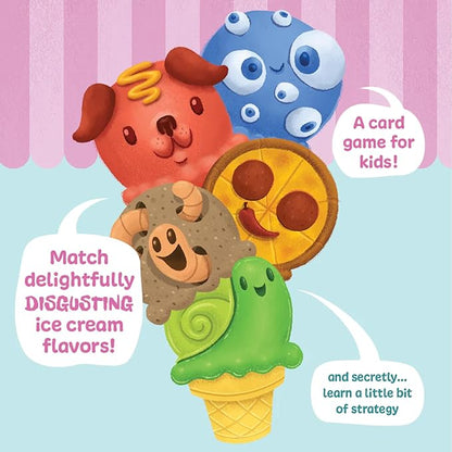 Exploding Kittens The Best Worst Ice Cream 2-5 Players - Ages 4+ - 10 Minutes to Play - Ice Cream Matching Picture Game - Kid Friendly Card Game, Family Game Night, Engaging Kids Game