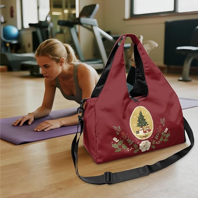 Yoga Mat Bag for Women Men Large Carryall Tote with Adjustable Shoulder Strap for Gym Yoga Travel Pilates Office