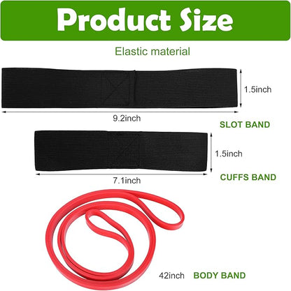codree Baseball Swing Trainer Bands- Elastic Baseball Softball Hitting Resistance Bands- Baseball Batting Training Aids Equipments for Athletes Improve Batting, Arm Strength