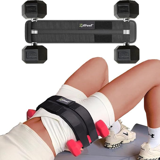 Hip Thrust Barbell Pad Belt for Gym, Fitness Booty Support Cushion for Squats and Pilates