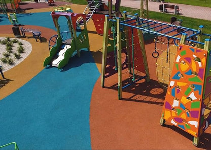 Poured-in-Place Surfacing Repair Kit Fix Rubber Playground (Yellow, Standard)