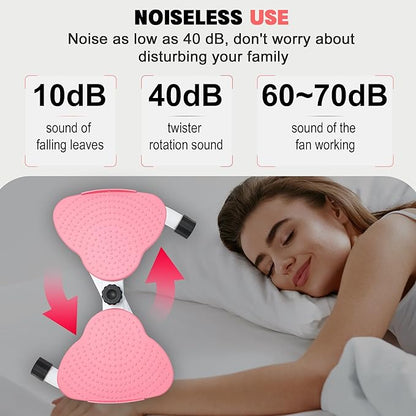 Waist Twisting Machine, Noiseless Ab Twist Board, 260 lbs Capacity, Twist Exercise Machine Home Gym Fitness Tool for Women Slim Waist and Core Ab Exercise