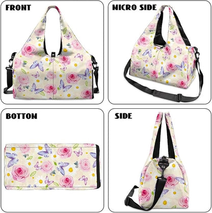 Yoga Mat Bag for Women Men Large Carryall Tote with Adjustable Shoulder Strap for Gym Yoga Travel Pilates Office