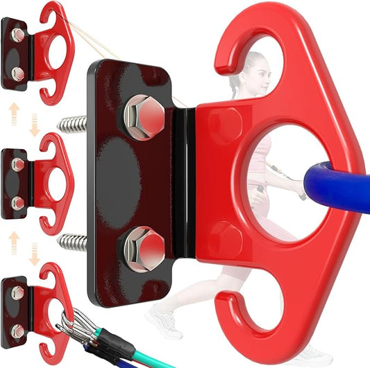 Resistance Band Wall Anchors, Wall Mounted Modular Hooking Platform, Workout Wall Mount Anchor, Training Anchor Mounted Hook Exercise Station for Home Gym Workouts,Yoga,Fitness,Strength Training