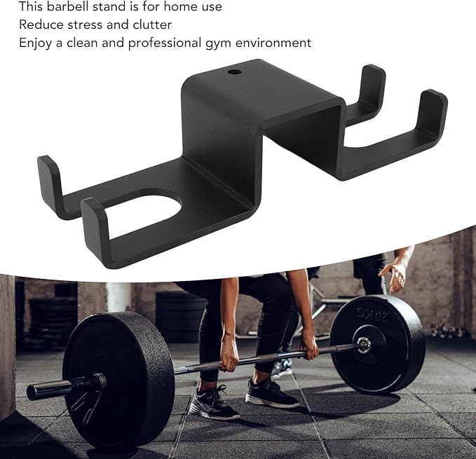 Vertical Barbell Holder, Home Gym Equipment, Space Saving Commercial Accessory