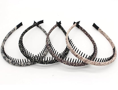 fashion hair accessories for women non slip headband for women Suitable Daily Use,Spa,Parties and Yoga(pack of 4)