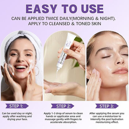 ABOTE 5% Niacinamide Serum for Face with 1% Ceramide Complex | 1% Snail Secretion Filtrate | 1% Hyaluronic Acid Deep Moisturizing Restore Skin Barrier & Skin Tone (3Pack-Each 0.507 fl.oz | 15ml)