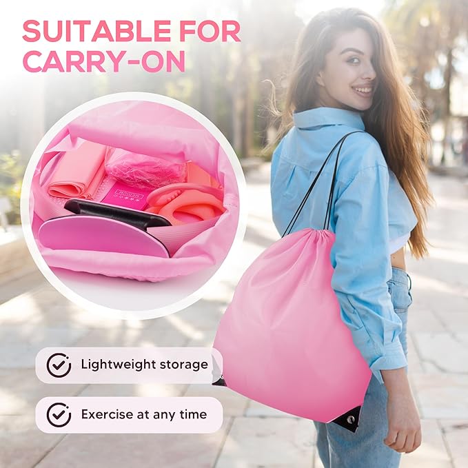 Pilates Ring Essentials Kit for Women,Home Fitness Equipment Sets with 12''Pilates Ring,2 Pilates Ball,Yoga Brick,Elastic Band & Other Accessories Suitable for Exercise & Shape Up-13PCS