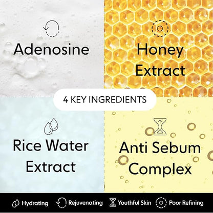 LOOPS WEEKLY RESET - Rejuvenating Hydrogel Face Mask Kit - Rejuvenate, Hydrate, Refine & Plump Face, Moisturized, Pore Refining - Reduces Signs of Puffiness - 5 Pc