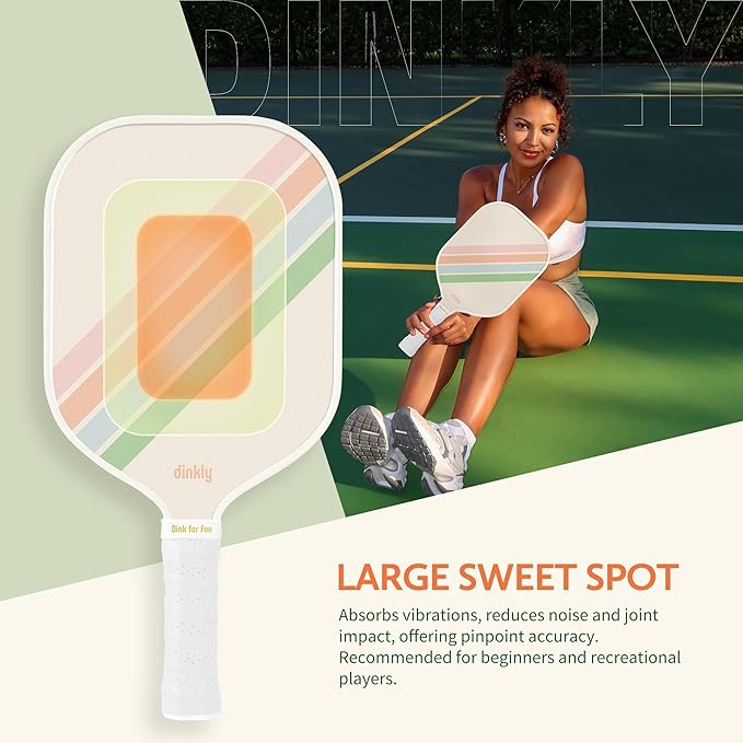 Pickleball Paddles Set of 2/4- USAPA Approved Graphite/Fiberglass Pickleball Racket, 2 Pickleball Rackets, 4 Balls and 1 Portable Carry Bag, Aesthetic Pickle Ball Set for Men Women Beginners