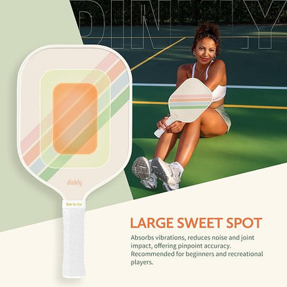 Pickleball Paddles Set of 2/4- USAPA Approved Graphite/Fiberglass Pickleball Racket, 2 Pickleball Rackets, 4 Balls and 1 Portable Carry Bag, Aesthetic Pickle Ball Set for Men Women Beginners