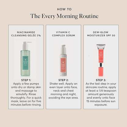 Naturium Vitamin C Complex Face Serum, Anti-Aging Facial Treatment with Hyaluronic Acid & Vitamin E, 1 oz