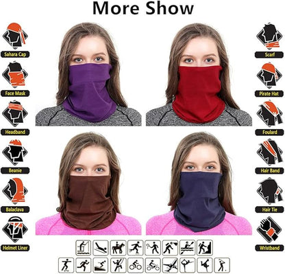 Headband Neck Gaiter Head Wrap Headwear Face Mask Magic Scarf Bandana for Men and Women