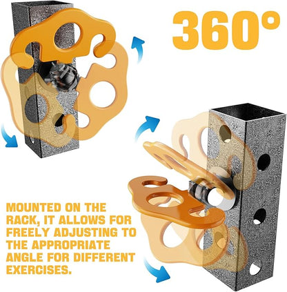 Power Rack Attachments, Hooks for Squat Rack, Resistance Band Heavy Duty, Versatile Gym Equipment Attachments, for Strength Traning, Fitness, Physical Therapy