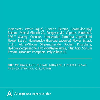Soothing Cleansing Foam, Face & Eye Cleanser, Face Wash Gently Removes Makeup & SPF, Helps Hydrate & Strengthen Sensitive Skin, Ultra-Gentle Hypoallergenic, PURI-SENSILIUM, 5.07 fl oz