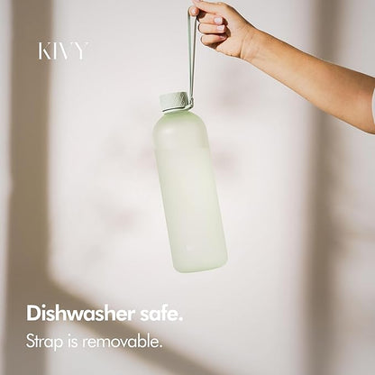 KIVY Tritan Water Bottle 2nd Generation (Light Green, 50oz)