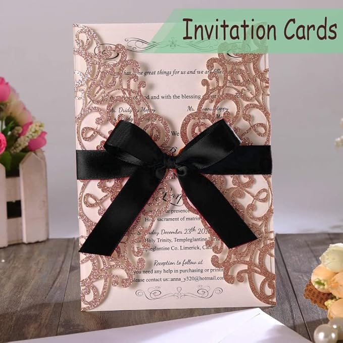 1" Width x 100 Yards Satin Ribbon, Black Ribbon Perfect for DIY Craft, Bows, Gift Wrapping, Flower Bouquet, Valentine's Day, Christmas and Halloween Party Decoration