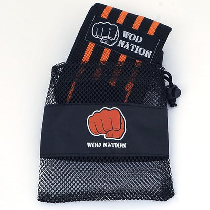WOD Nation Wrist Wraps for Weightlifting & Strength Training – Professional Gym Straps w/Thumb Loop for Men & Women