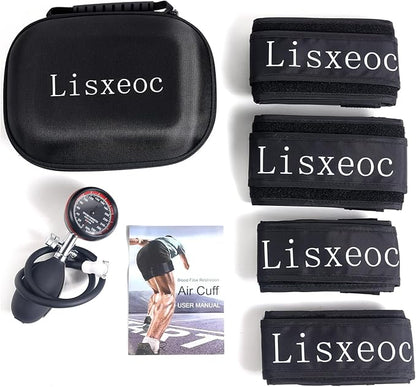 BFR Training System - Blood Flow Restriction Bands for Occlusion Training, Gym Vein Restriction, Muscle Strength and Growth Hormone Stimulation，Suitable for Men and Women Enjoy Fitness and Workout