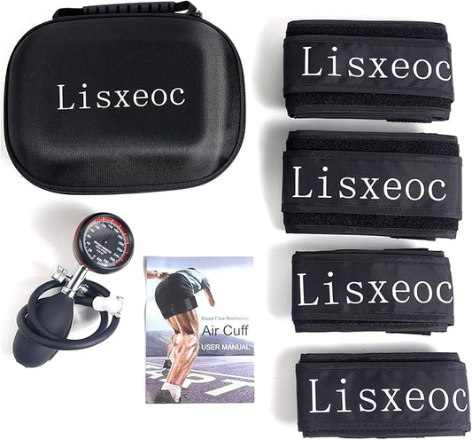 BFR Training System - Blood Flow Restriction Bands for Occlusion Training, Gym Vein Restriction, Muscle Strength and Growth Hormone Stimulation，Suitable for Men and Women Enjoy Fitness and Workout