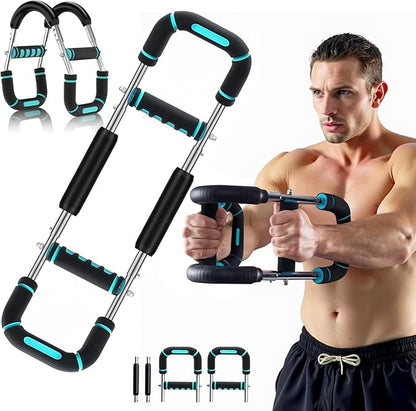 2025 Pro Twister Arm Trainer, Adjustable Power Twister Bar, Chest Shoulder Arm Workout Equipment, Portable Detachable Upper Body Fitness Machine for Home & Gym