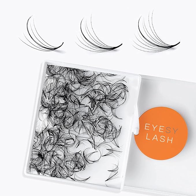 500 Wispy Promade Fans - 5D 0.07 Size 16mm Curl C - Natural Wispy Lashes Loose Premade Lash Fans for Eyelash Extensions Handmade Pre Made Eyelashes for Spiky, Volume, Natural Look