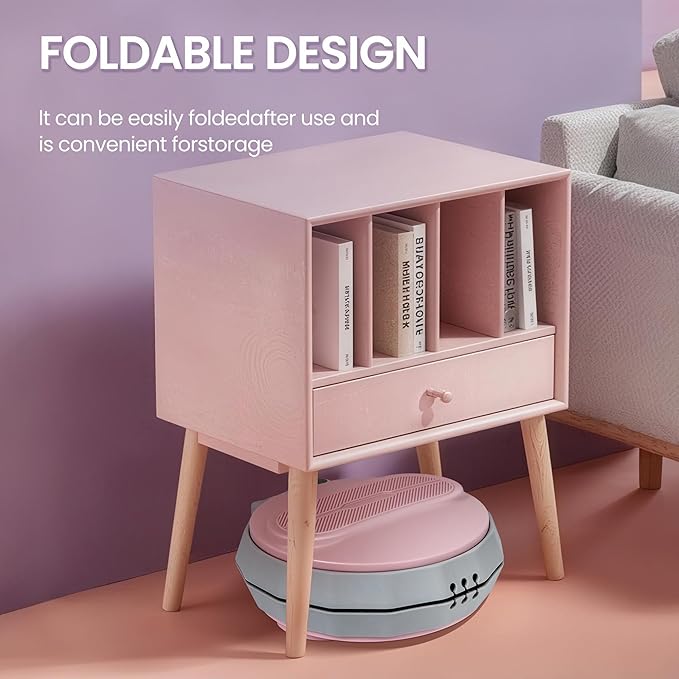 Waist Twister Machine, Foldable Ab Workout Equipment with 300 lbs Weight Capacity, Noiseless Ab Twister Board for Home Gym Exercise Equipment, Ab Machine for Women Men