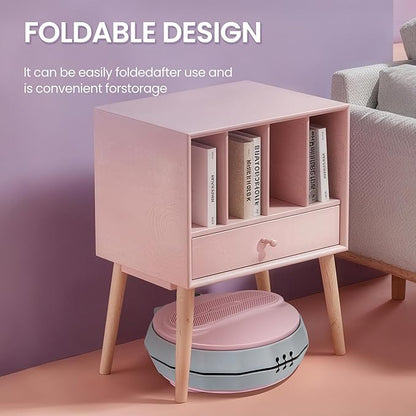 Waist Twister Machine, Foldable Ab Workout Equipment with 300 lbs Weight Capacity, Noiseless Ab Twister Board for Home Gym Exercise Equipment, Ab Machine for Women Men