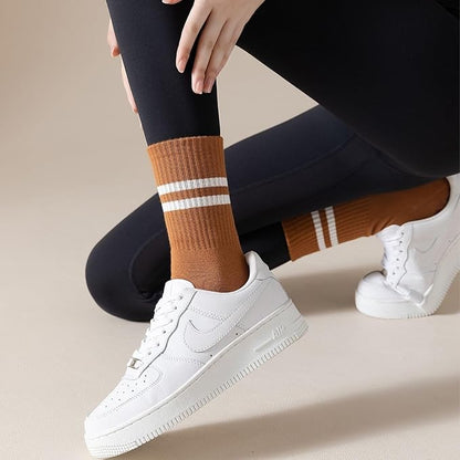 3/6 Pairs Cute Pilates Socks with Grips,Yoga Socks Barre Sock Non Slip Embroidery for Barre Ballet Barefoot Workout