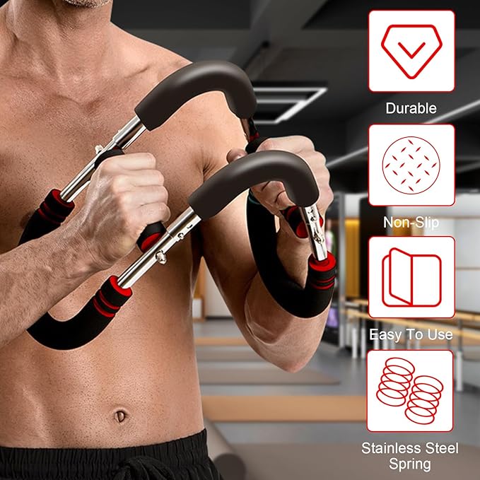 2025 Pro Saker Twister Arm Trainer Adjustable Chest Workout Equipment Arm Trainer for Men and Women Shaker Twister Arm Trainer Chest Clip Muscle Arm Workout Equipment at Home