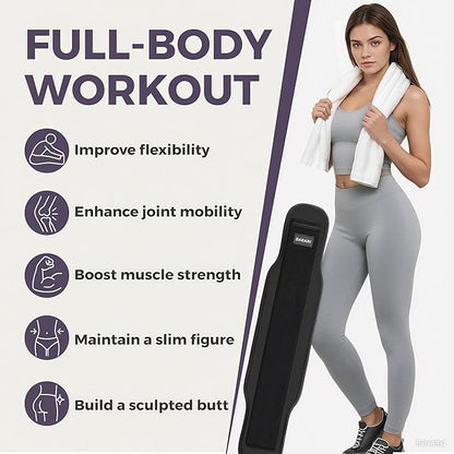 Heavy Duty Hip Thrust Belt with Comfortable Non-Slip Padding for Hip Protection – Effective Glute Builder & Booty Belt for Dumbbells, Kettlebells, Plates – Suited for Home, Gym, On-the-Go Workouts