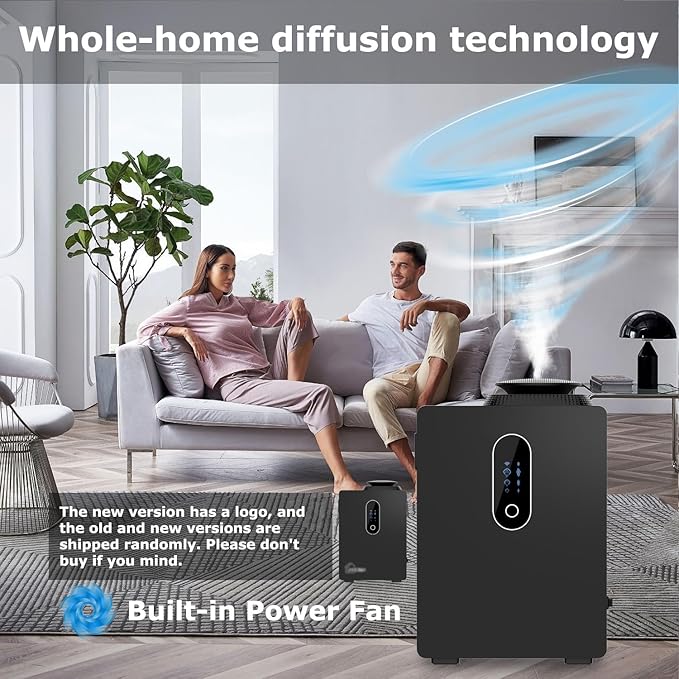 2025 Upgraded HVAC Scent Diffuser Machine Cover 6000 Sq.Ft With Wi-Fi Control for Large Room, 1000ml Scent Air Machine For Home, Waterless Cold Air Aromatherapy Essential Oil Diffuser for Hotel,Office