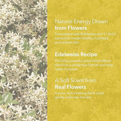 Edelweiss Cleansing Balm – Vegan Makeup Remover and Face Cleanser with Natural Flower Extracts. Korean Skincare, No Parabens or Sulfates (3.38 fl oz)