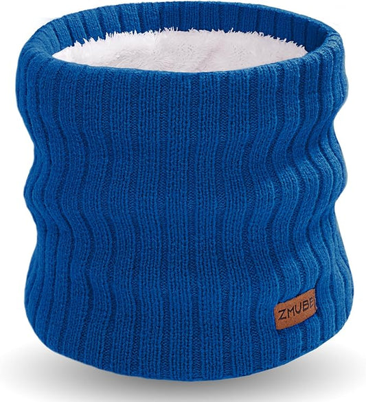 Neck Warmer Gaiter, Winter Fleece Lined Face Mask Scarf for Men Women, Thick Warm Cold Weather Running Ski Neck Cover