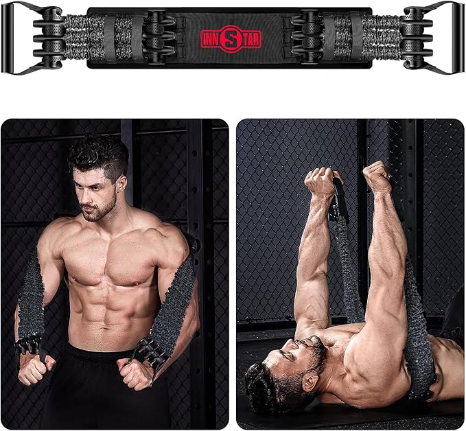 Innstar Multi-Function Resistance Bands for Working Out, Push Up Exercise Bands Resistance Bands Set for Bench Press Gym Equipment, Home Workout, Travel Portable