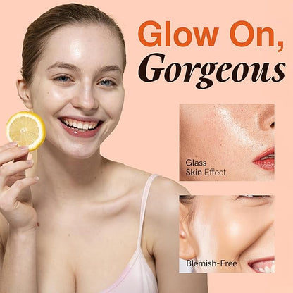 Vitamin C & Collagen Serum - Illuminating Anti-Aging, Luminous Complexion, Brightens Skin - Dermatologist Tested, Korean Skin Care, Cruelty Free, Natural Ingredients - 1.69 fl. oz