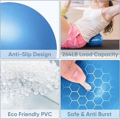 APEXUP Yoga Ball Exercise Ball Anti Slip Heavy Duty for Fitness, Balance & Core Workout