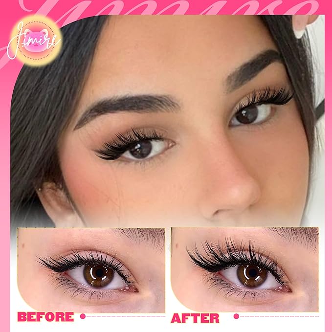 Cat Eye Natural Lash Clusters Wispy Eyelash Clusters 10-16MM Cluster Eyelash Extensions Left Right DIY Lash Extension Soft D-Curly Fox Eye Lashes Clusters 132Pcs Anime Individual Lashes