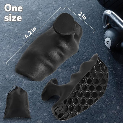 Rubber Gym Grips Fingerless Workout Gym Gloves, Workout Grip for Men Women Crosstraining Hand Palm Protection, Weight Lifting Grips for Bodybuilding, Deadlifts