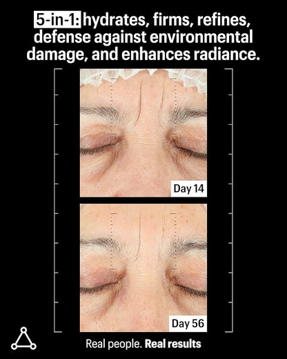 Allies of Skin Peptides & Antioxidants Advanced Firming Daily Treatment with 13 Brighteners, 9 Antioxidants, 7 Firming Peptides, 5% Teprenone & Ferulic Complex and 3% Biotech Algae Complex 20ml/0.67oz