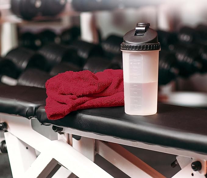 Utopia Towels 24 Pack Cotton Washcloths Set, 100% Ring Spun Cotton, Premium Quality Flannel Face Cloths, Highly Absorbent and Soft Feel Fingertip Towels, Red