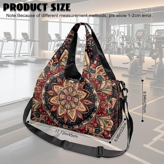 Yoga Mat Bag for Women Men Large Carryall Tote with Adjustable Shoulder Strap for Gym Yoga Travel Pilates Office