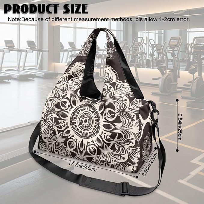 Yoga Mat Bag for Women Men Large Carryall Tote with Adjustable Shoulder Strap for Gym Yoga Travel Pilates Office