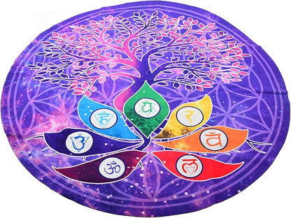FMTY Perfect Pitch Crystal Singing Bowl 14 inch Washable Healing Bowl Cushion 52"Meditation Sound Bowl with Singing Bowls Mat for Relaxation, Yoga, Chakra Healing, Stress Relief (C Note, 14 inch)