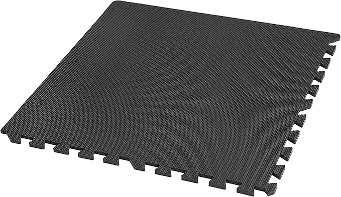 IncStores Fitness Foam Flooring Tiles | Low-Profile Interlocking Foam Tiles for Lightweight Floor Protection in Your Home Gym, Playroom, and More