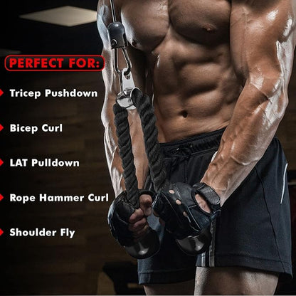 A2ZCARE Cable Machine Accessories for Weight Lifting, LAT Pull Down Attachment, Cable Attachments for Gym