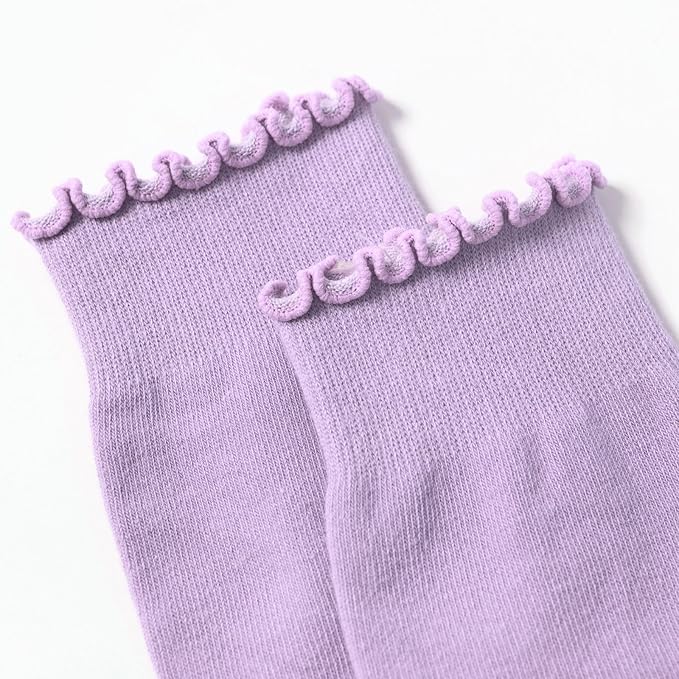 3/6 Pairs Cute Pilates Socks with Grips,Yoga Socks Barre Sock Non Slip Embroidery for Barre Ballet Barefoot Workout