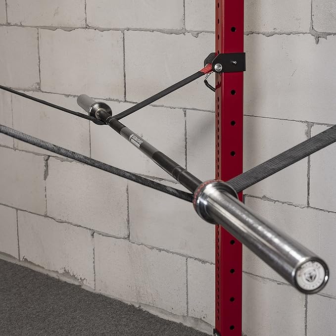 Signature Fitness SF-3 1,500 Pound Capacity 3” x 3” Power Cage Squat Rack, Includes J-Hooks and Safety Straps, Other Optional Accessories