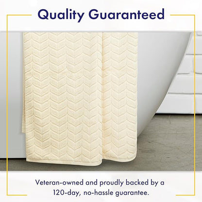 Ultra Soft & Stylish 700 GSM Luxury Bath Towels - 100% Zero-Twist, Long-Staple Cotton - Remarkably Absorbent & Quick Drying - 6 Piece Towel Set (Papyrus)